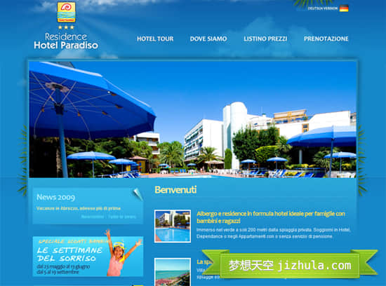 Website creation style