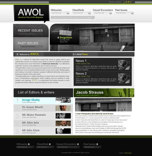 Website construction