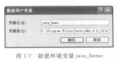 New environment variable java_home
