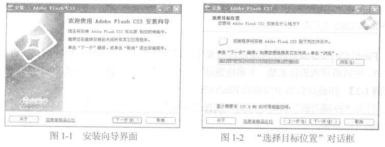 Flash Installation Wizard Page