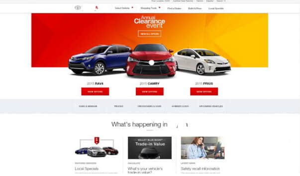Auto industry website