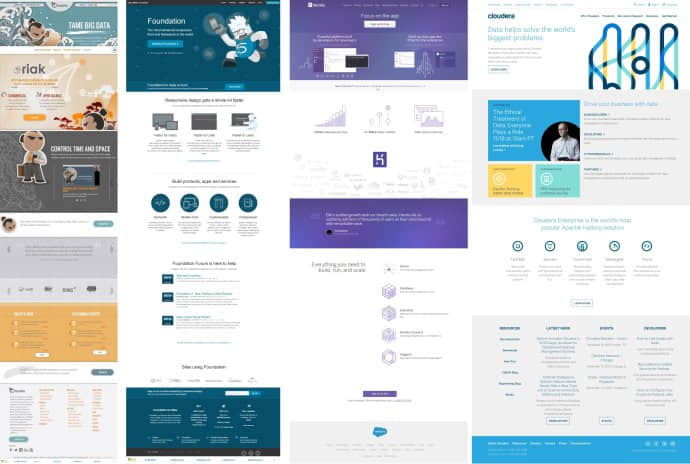 Marketing website construction products