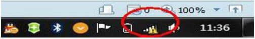 Prompt that the network is limited