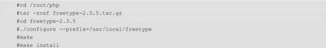 Install freetype library