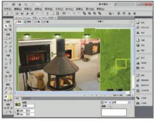 Work interface of Fireworks CS6