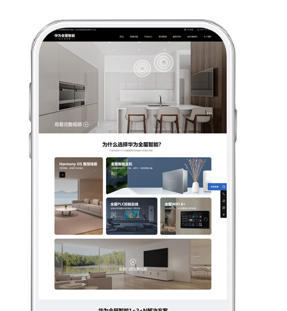  Mobile terminal design principles in website construction